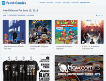 Tablet Screenshot of freshcomics.us